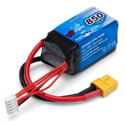 Li-Po Batteri 4S 14,8V  850mAh 60C XT60-Kontakt