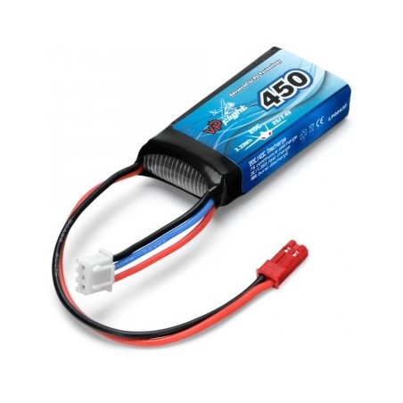 Li-Po Battery 2S 7,4V  450mAh 20C BEC-Connector
