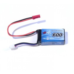 Li-Po Battery 2S 7,4V  600mAh 25C JST-RCY (BEC)