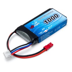 Li-Po Battery 2S 7,4V 1000mAh 25C JST-RCY (BEC)
