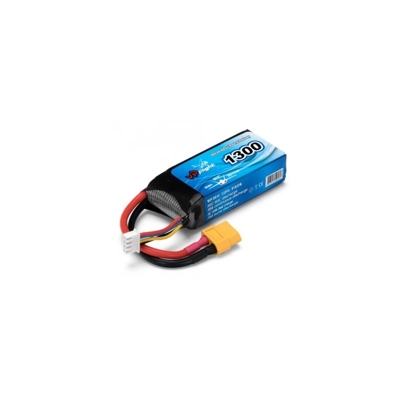 Li-Po Battery 3S 11,1V 1300mAh 30C XT60-Connector