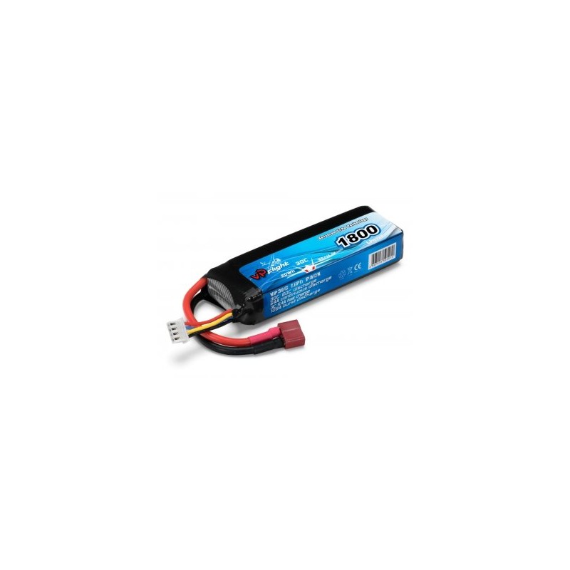 Li-Po Battery 3S 11.1V 1800mAh 30C T-Connector
