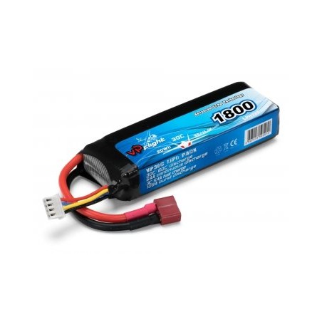Li-Po Battery 3S 11.1V 1800mAh 30C T-Connector