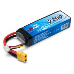 Li-Po Batteri 3S 11,1V 2200mAh 30C XT60-kontakt