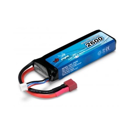 Li-Po Battery 2S 7,4V 2600mAh 30C T-Connector