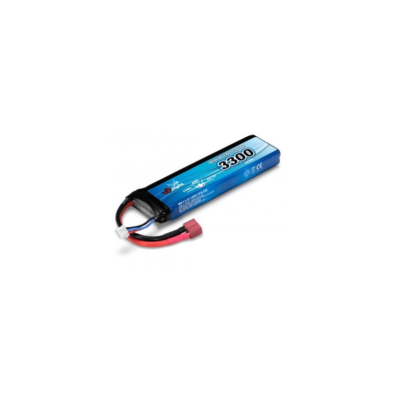 Li-Po Battery 2S 7,4V 3300mAh 25C T-Connector