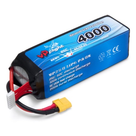 Li-Po Battery 6S 22,2V 4000mAh 25C XT60-Connector