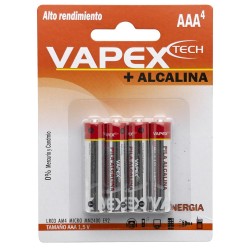 Plus Alkaline Batteries AAA (4)