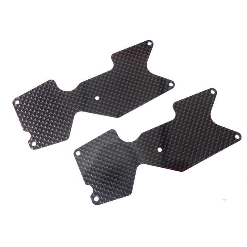 REAR LOWER ARM PLATE 1,2 mm (CFRP) TRUGGY