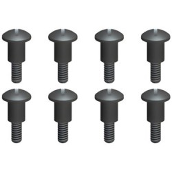 Skruv Halvgängad 2x8mm
