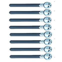 Phillips Halv-Gängad Skruv M3x15mm (8)