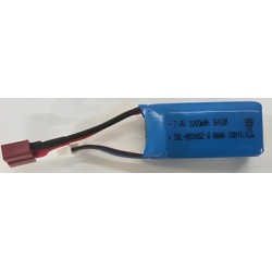 Batteri Lithium 7.4V 1100mAh T-Plug