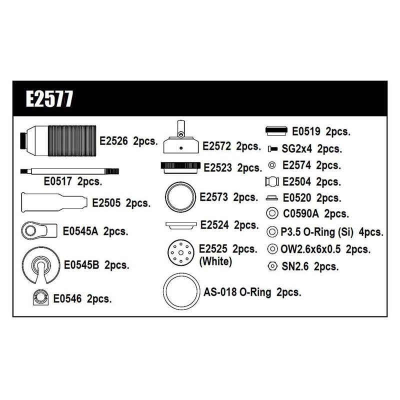 FRONT DAMPER SET
