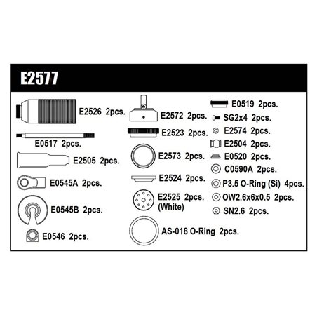 FRONT DAMPER SET