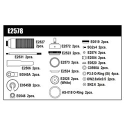 REAR DAMPER SET