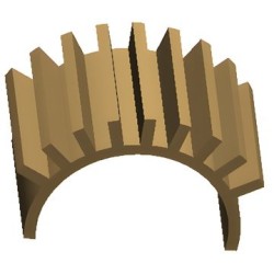 Kylfläns Motor 36x24mm