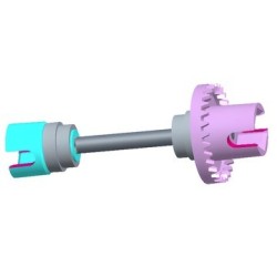 Drivaxel Fram Set