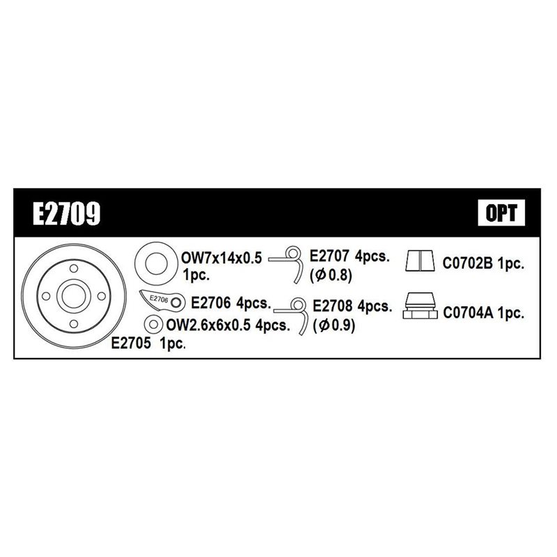 CLUTCH SET 4PIN