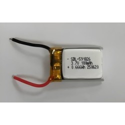 Batteri Lithium 1s 3.7v 180mAh