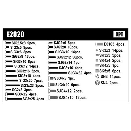 STEEL SCREW SET R