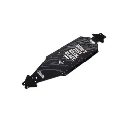 Aluminum Chassis CNC 7075 T6 LWB Black: EXB