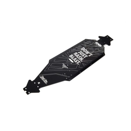 Aluminum Chassis CNC 7075 T6 LWB Black: EXB