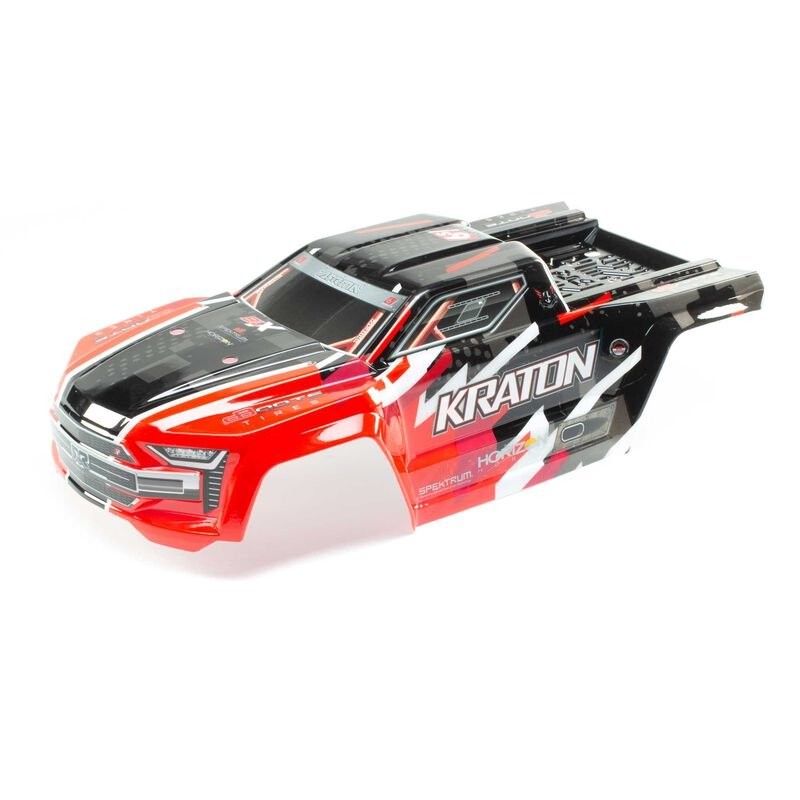 1/8 Painted Body with Decals Red: KRATON 6S BLX