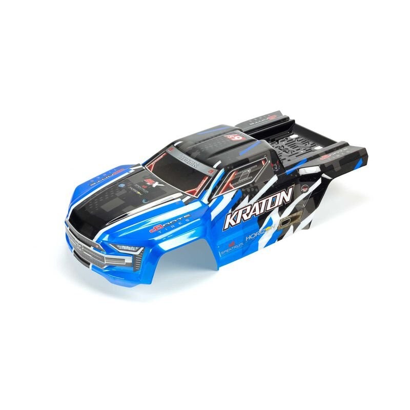 1/8 Trimmed and Painted Body with Decals Blue: KRATON 6S BLX