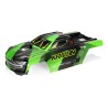 1/8 Painted Body with Decals Green/Black: KRATON 6S BLX V7
