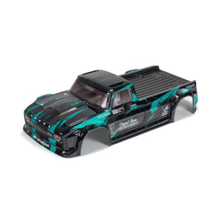 1/8 Finished Body Black/Teal: INFRACTION