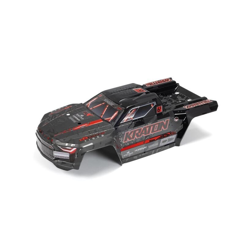 KRATON 6S EXB Painted Decalled Cut Body Black / Red