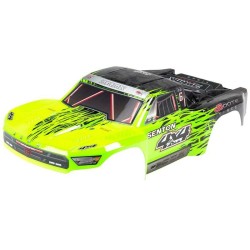 1/10 Painted Body with Decal Trim Green: SENTON 4x4 BLX