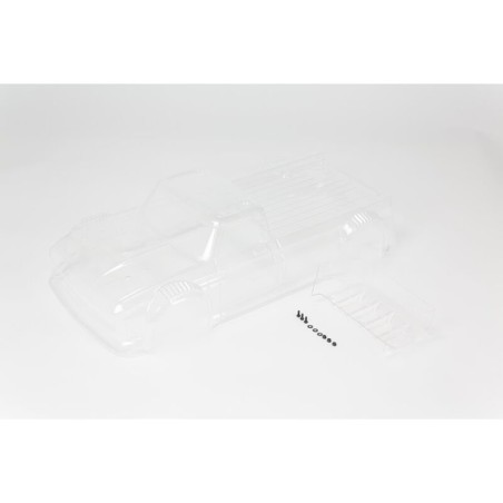 1/8 Clear Body with Decals: INFRACTION 4X4 3S