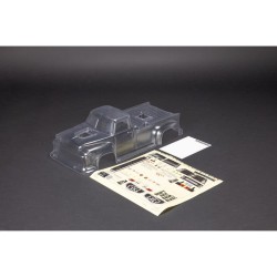 1/8 Clear Body with Decals and Window Mask: NOTORIOUS 6S BLX V7