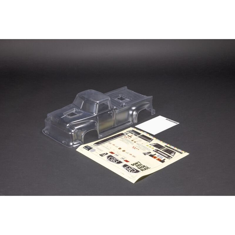 1/8 Clear Body with Decals and Window Mask: NOTORIOUS 6S BLX V7