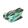 1/8 Clipless Painted Decaled Body Green/Yellow: TYPHON 4X5