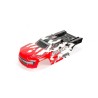 1/10 Painted Trimmed Body with Decals Red: KRATON 4X4 BLX