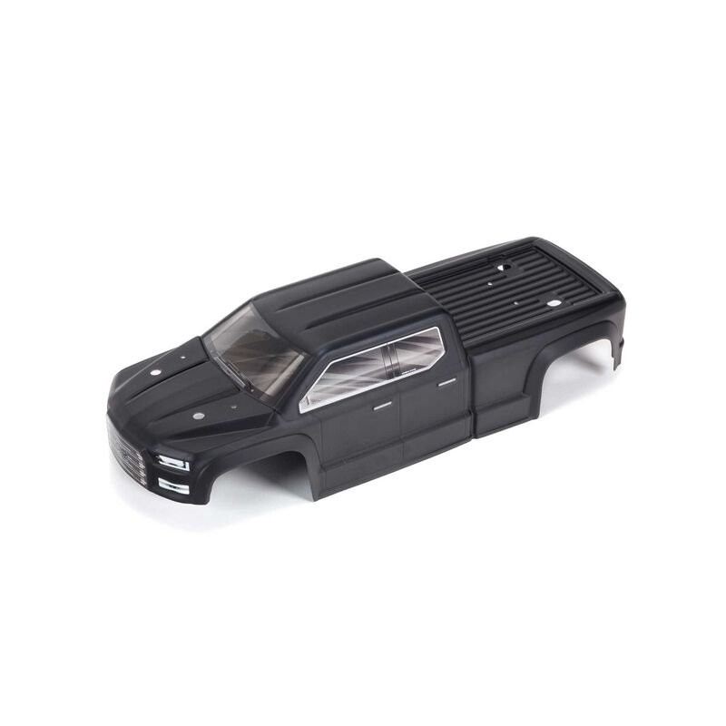 1/10 Painted Body Black: BIG ROCK CREW CAB 4X4 BLX