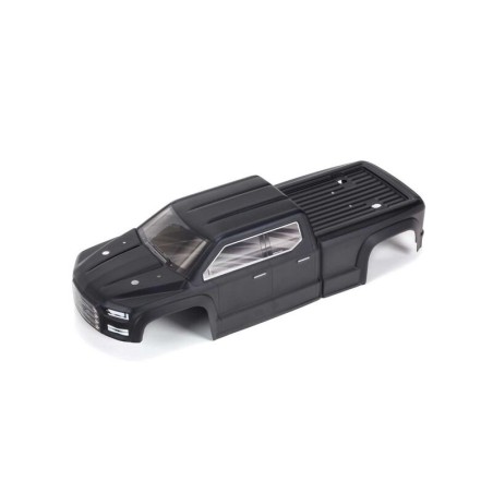 1/10 Painted Body Black: BIG ROCK CREW CAB 4X4 BLX