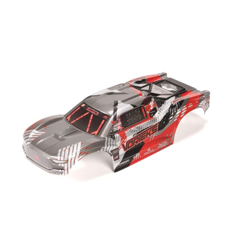 VORTEKS Clipless Painted Decaled Body Red
