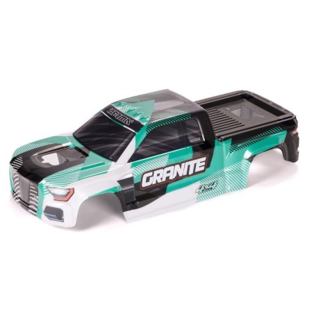 1/10 Clipless Painted Decaled Trimmed Body Green/Black: GRANITE 4X5