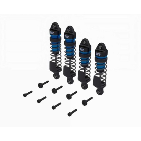 Shock Set Front/Rear Assembled 700 cSt Oil Blue (4Pcs): MINI
