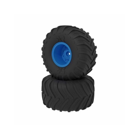 dBoots Chevron MT Tire Set Glued Blue
