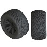 1/10 dBoots Minokawa LP Front/Rear 3.8 Pre-Mounted Tires 17mm Hex Black (2): 4S