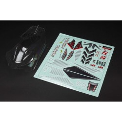 1/8 Clear Body with Decals: TYPHON 4X5