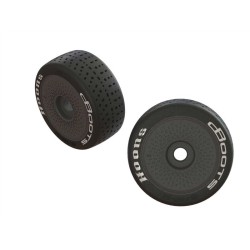 dBoots Hoons 42/100 2.9 Pre-Mounted Belted Tires White 17mm Hex Speed (2)