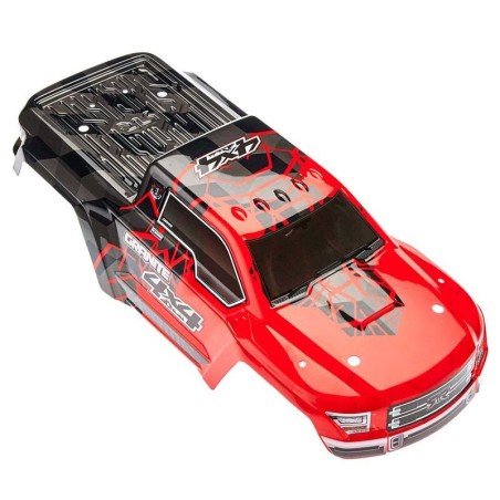 Painted Body with Decal Trim Red: GRANITE 4x4 MEGA