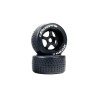 dBoots Hoons 53/107 2.9 Pre-Mounted Belted Tires White 17mm Hex 5-Spoke (2)