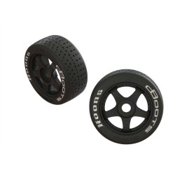 dBoots Hoons 42/100 2.9 Pre-Mounted Belted Tires White 17mm Hex 5-Spoke (2)