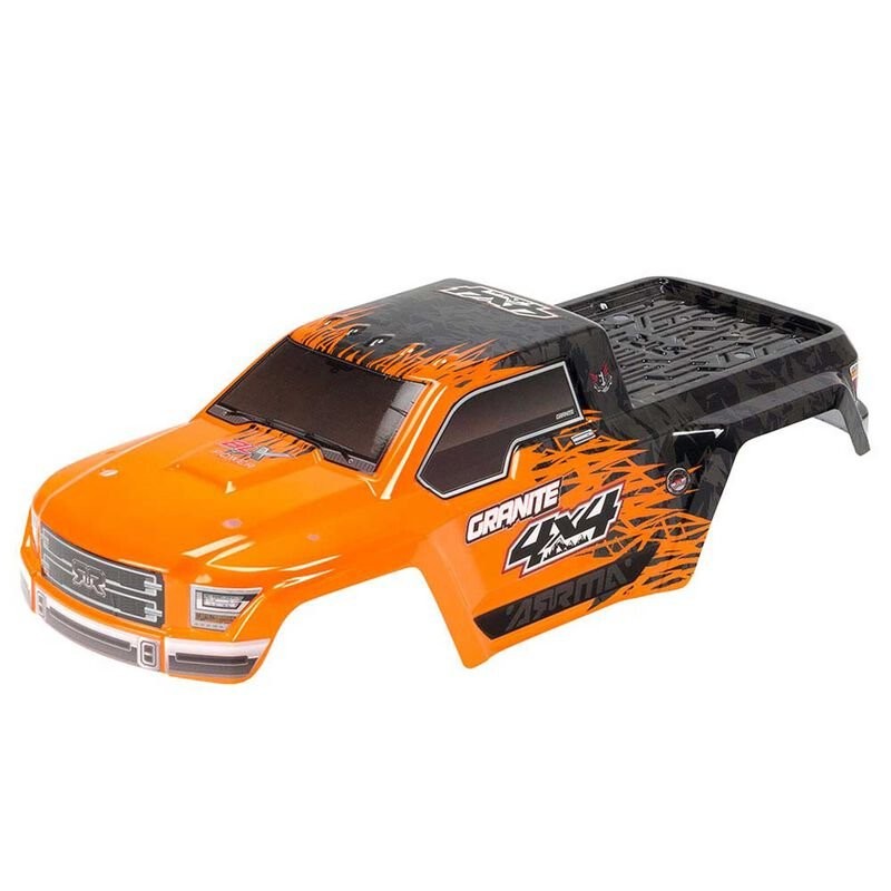 1/10 Painted Body Orange: GRANITE 4x4 BLX